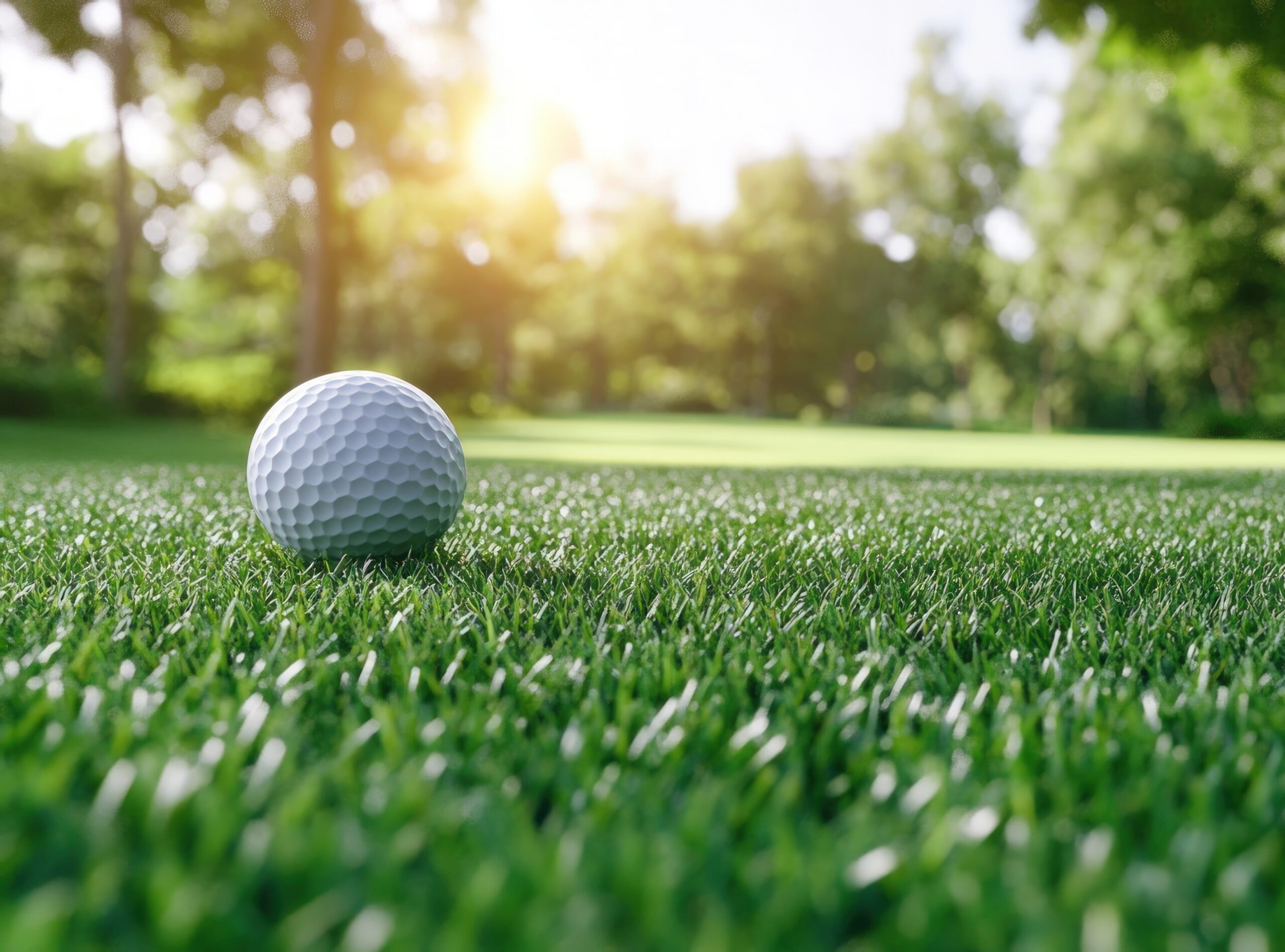 Golf Ball on Green
